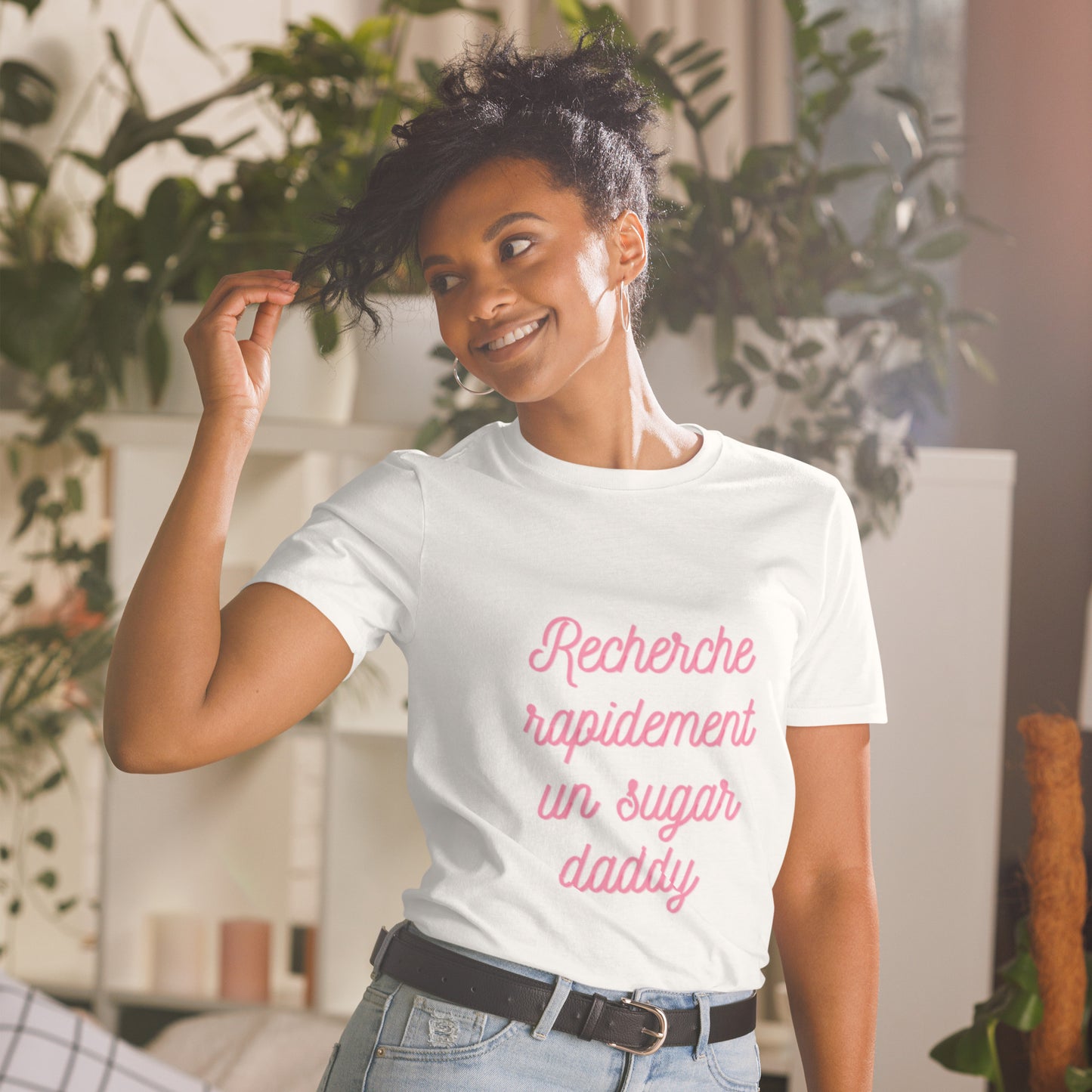 T-shirt " Recherche rapidement un sugar daddy "