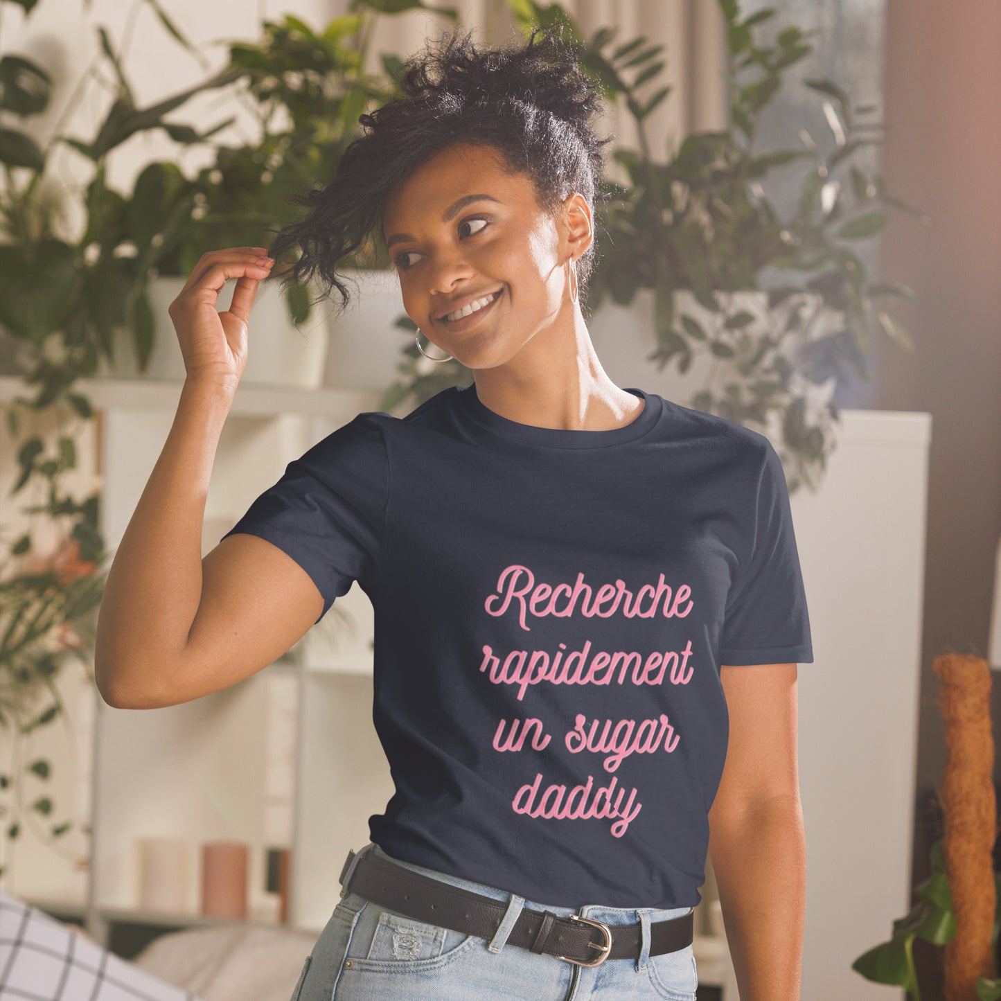 T-shirt " Recherche rapidement un sugar daddy "