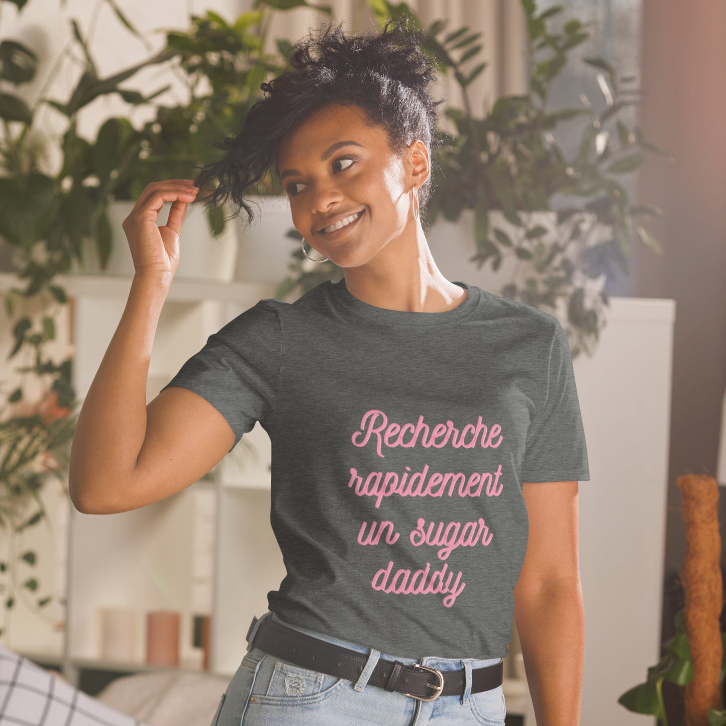 T-shirt " Recherche rapidement un sugar daddy "