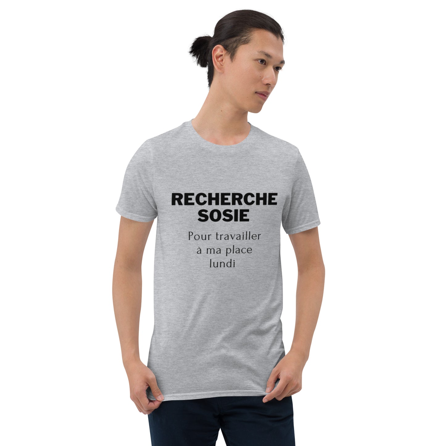 T-shirt " recherche sosie "